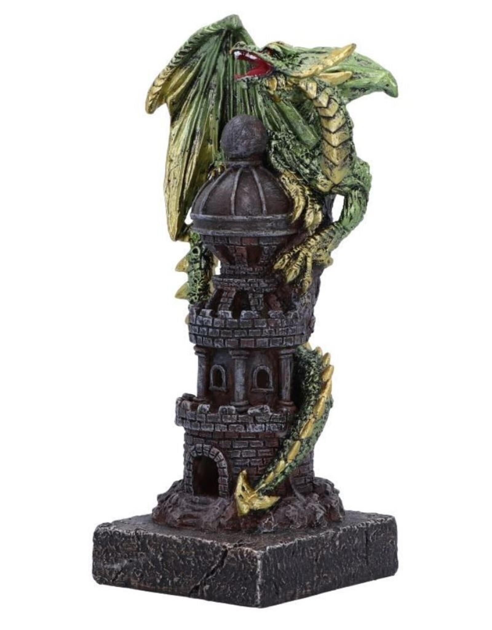 NemesisNow Giftware Figurines Collectables - Guardian of the Tower Purple Dragon Figurine 17.7cm
