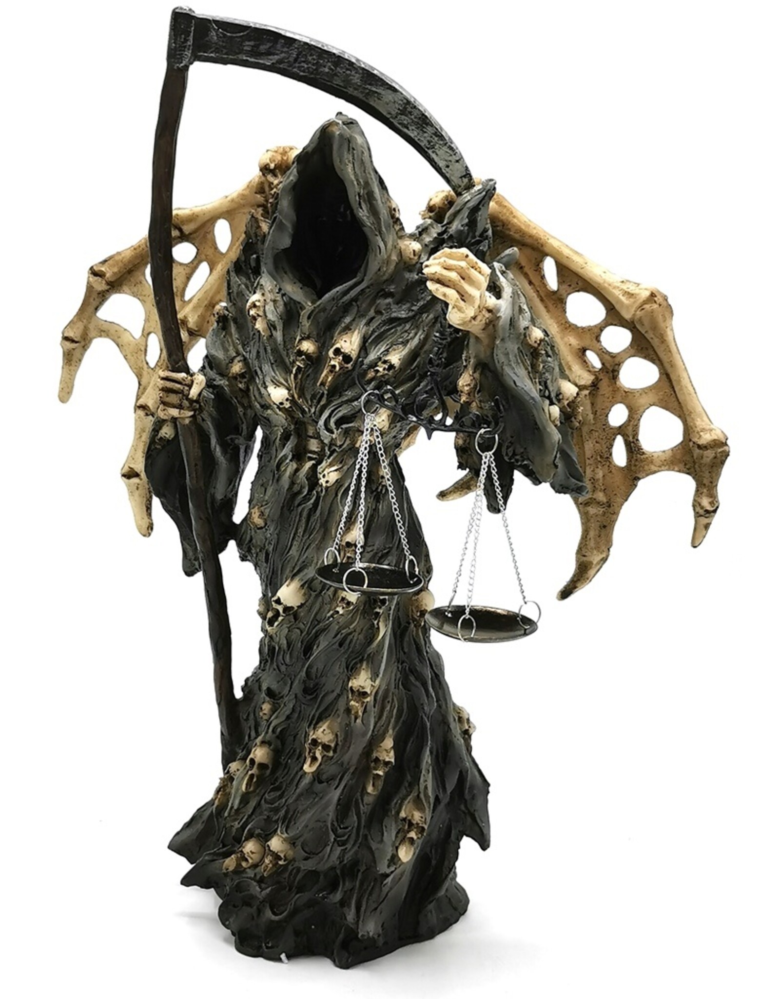 Trukado Giftware Beelden Collectables  - Reaper metWeegschaal en Skelet Vleugels