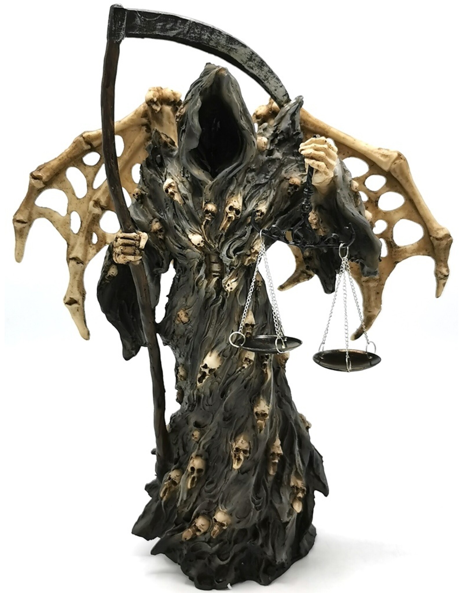 Trukado Giftware Beelden Collectables  - Reaper metWeegschaal en Skelet Vleugels