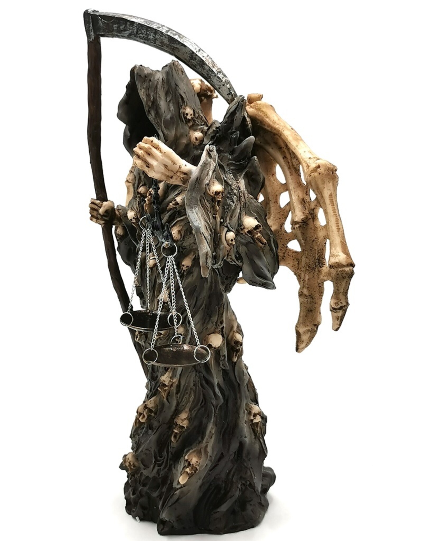 Trukado Giftware Beelden Collectables  - Reaper metWeegschaal en Skelet Vleugels