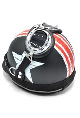 Magic Bags Fantasy bags and wallets - Motorbike helmet backpack With Star and Stripes