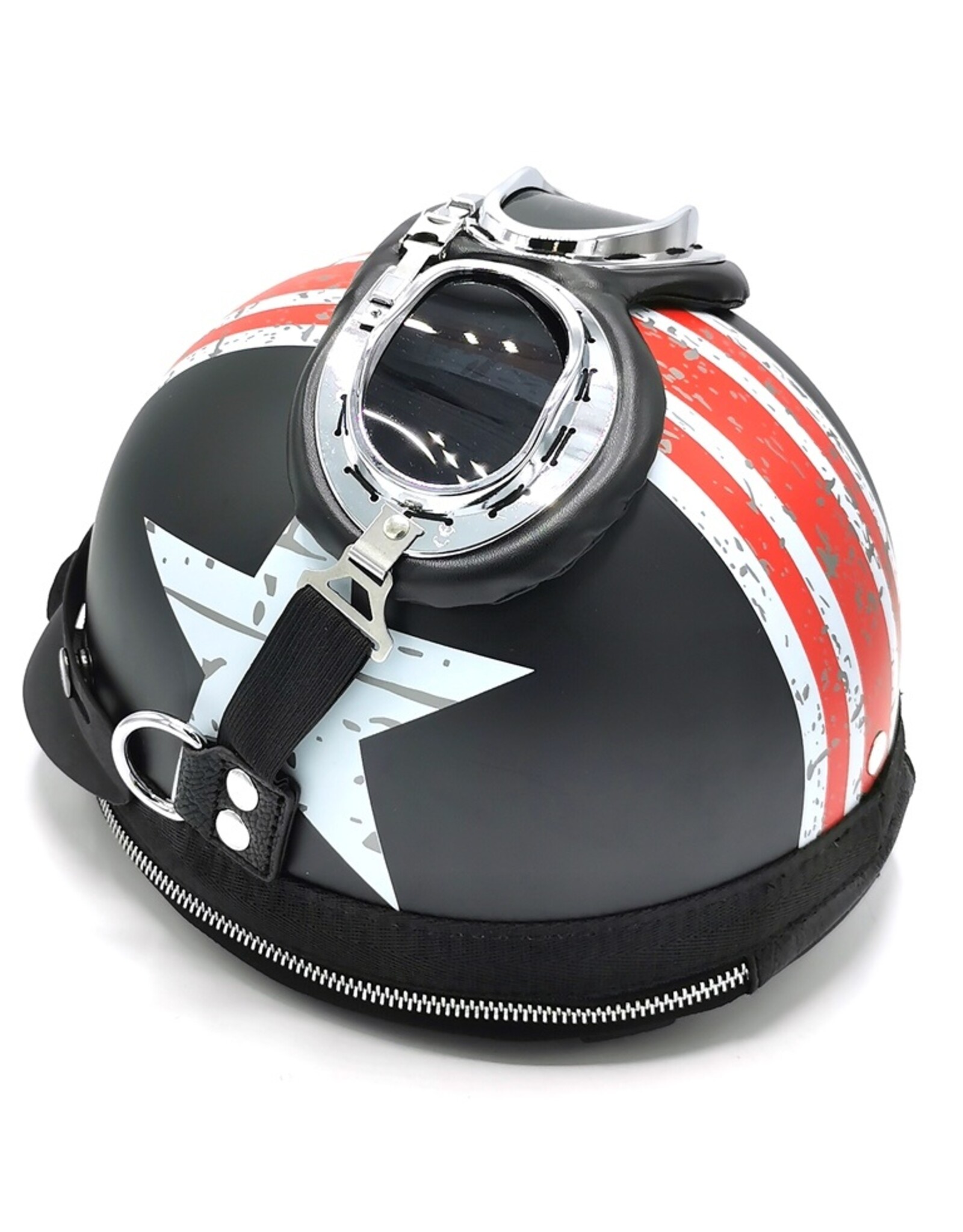 Magic Bags Fantasy bags and wallets - Motorbike helmet backpack With Star and Stripes