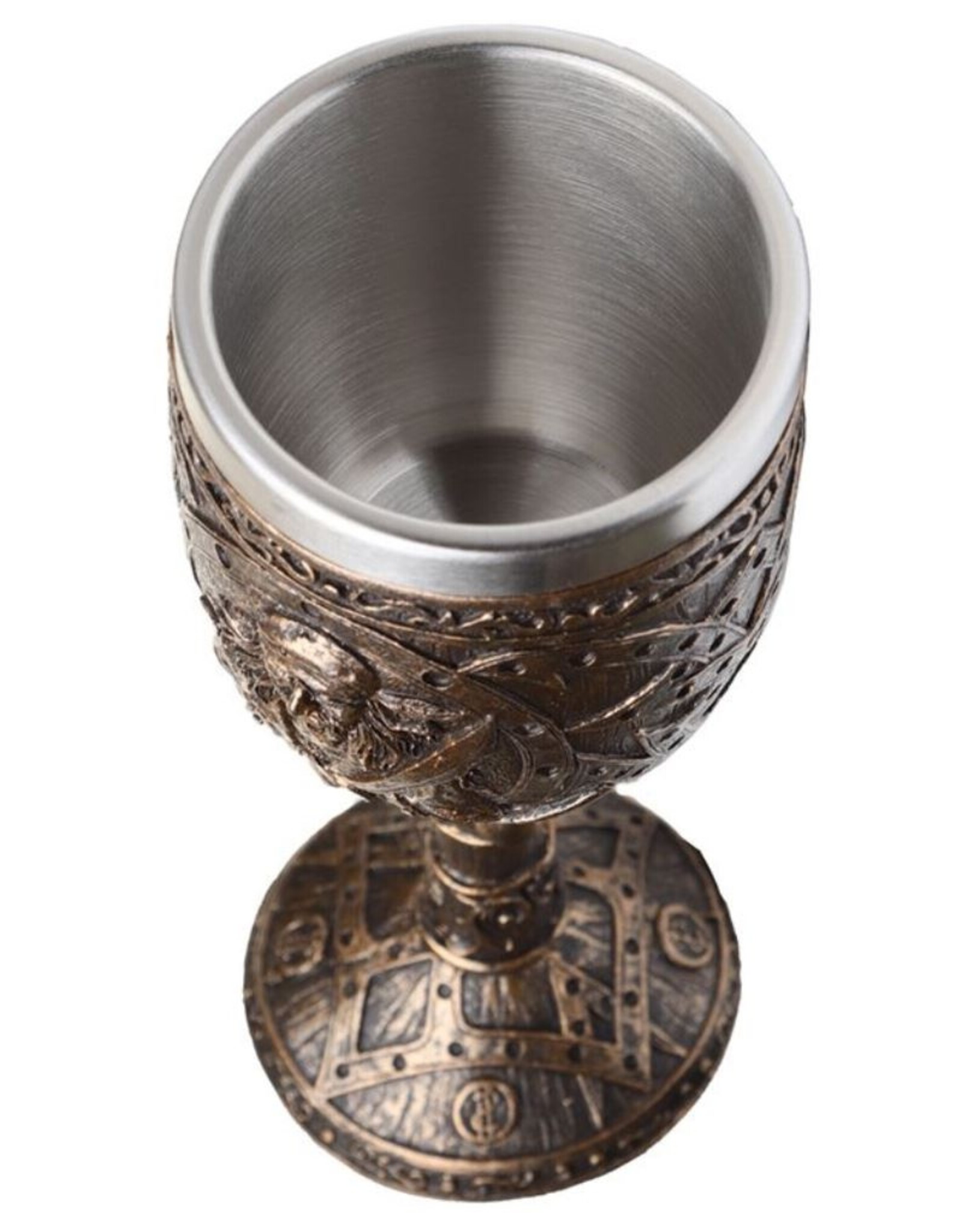 Trukado Giftware & Lifestyle - Pirate Goblet - Brushed Gold Wood-effect