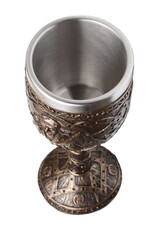 Trukado Giftware & Lifestyle - Pirate Goblet - Brushed Gold Wood-effect