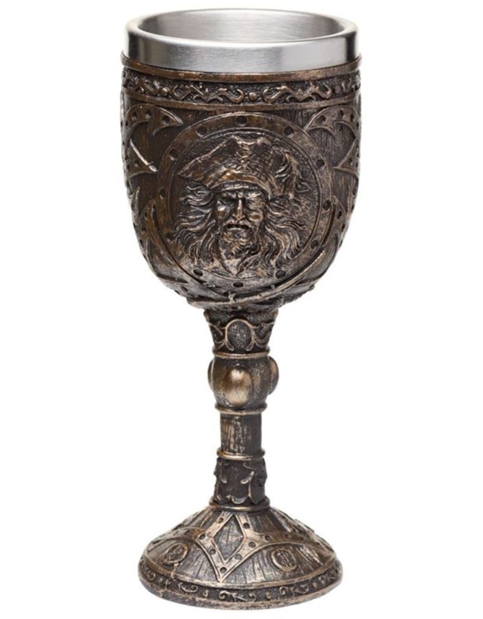 Trukado Giftware & Lifestyle - Pirate Goblet - Brushed Gold Wood-effect