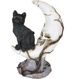 VG Black Cat on Skull Crescent - LED