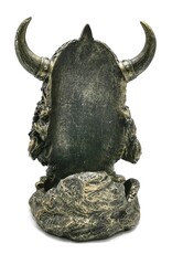 VG Giftware, beelden, collectables - Viking head bottle holder-flower holder