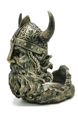 VG Giftware, beelden, collectables - Viking head bottle holder-flower holder