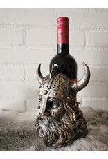 VG Giftware, beelden, collectables - Viking head bottle holder-flower holder