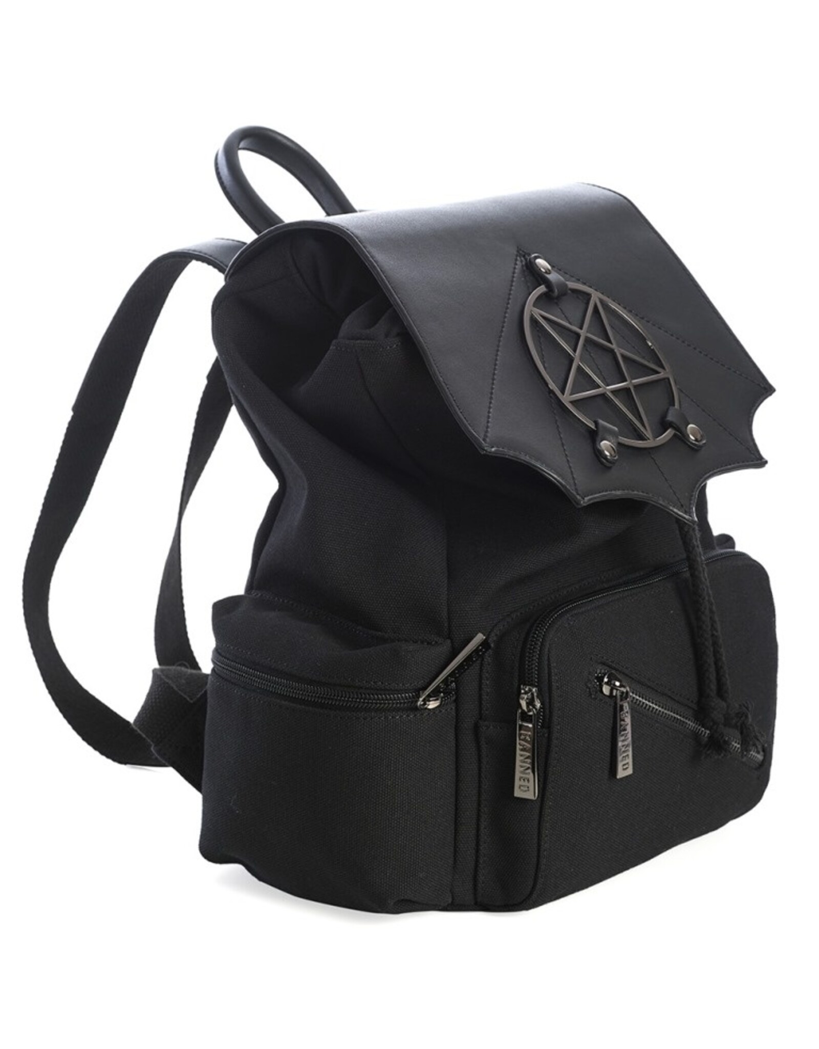 Banned Gothic bags Steampunk bags - Banned Moloch Pentagram Backpack