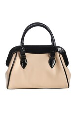 Banned Retro bags  Vintage bags - Banned Back to Business Retro handbag beige-black