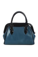 Banned Retro bags  Vintage bags - Banned Back to Business Retro handbag blue-black