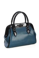 Banned Retro bags  Vintage bags - Banned Back to Business Retro handbag blue-black