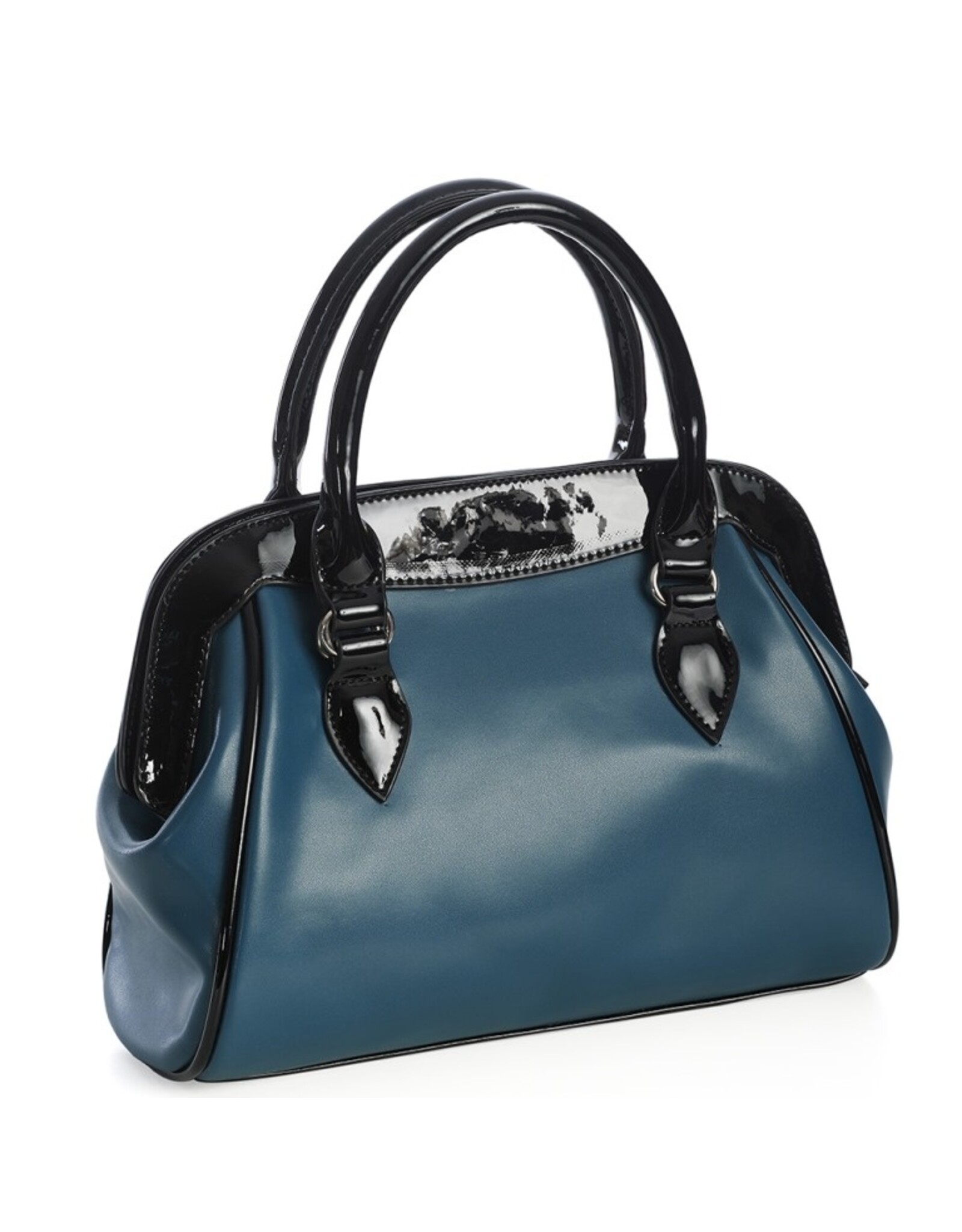 Banned Retro bags  Vintage bags - Banned Back to Business Retro handbag blue-black