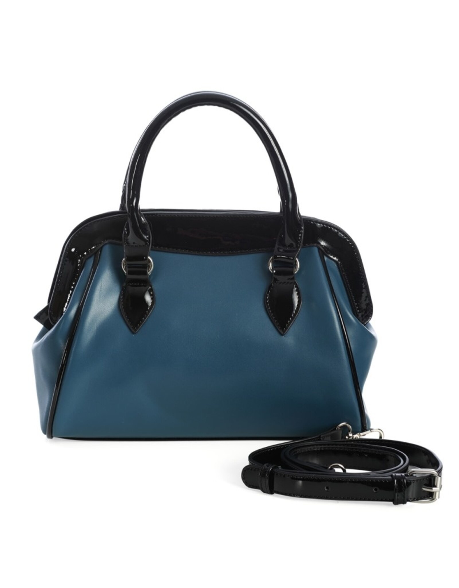 Banned Retro bags  Vintage bags - Banned Back to Business Retro handbag blue-black