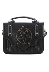 Banned Gothic tassen Steampunk tassen - Banned Moloch Pentagram Schoudertas