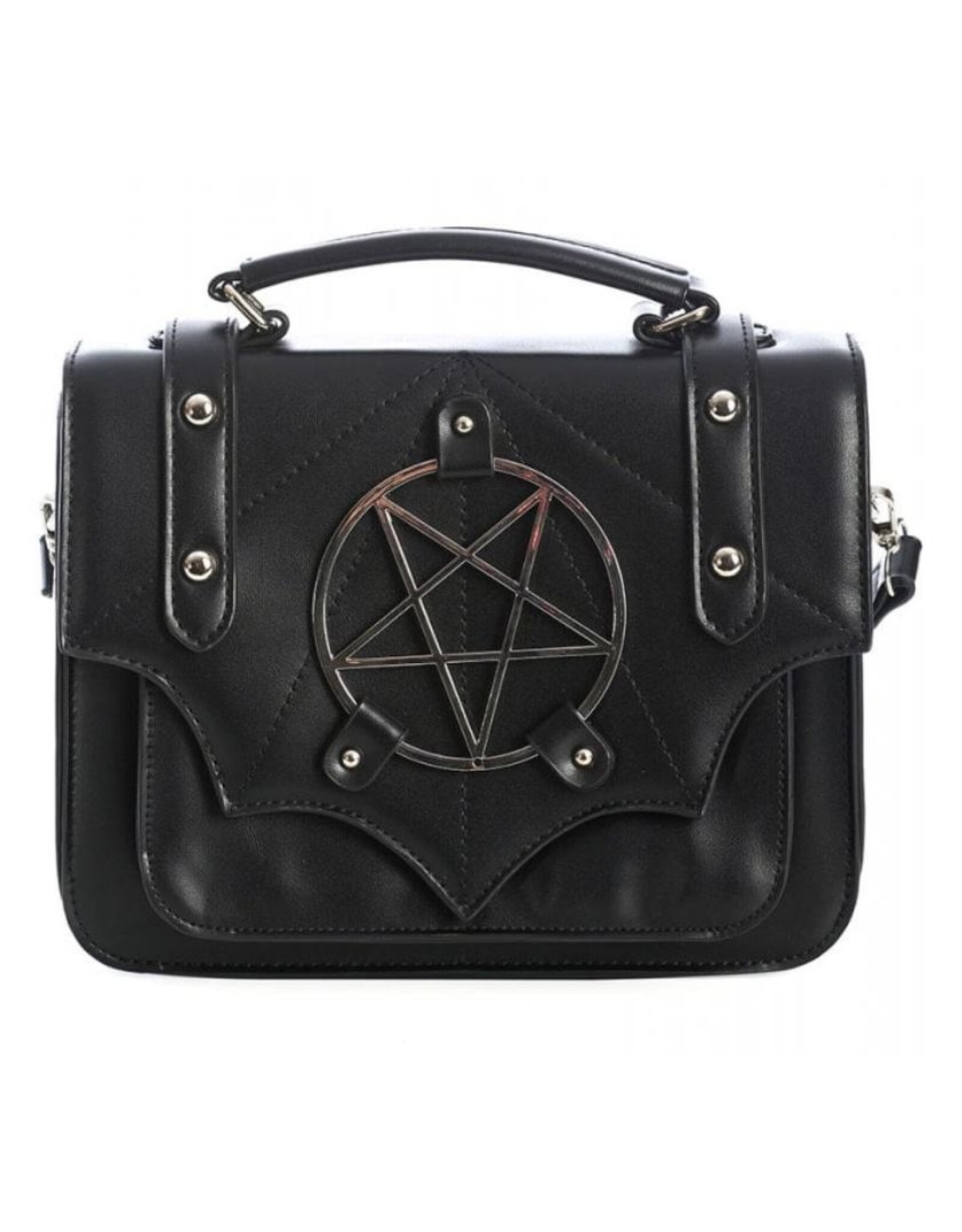 Banned Gothic bags Steampunk bags - Banned Moloch Pentagram Shoulder Bag