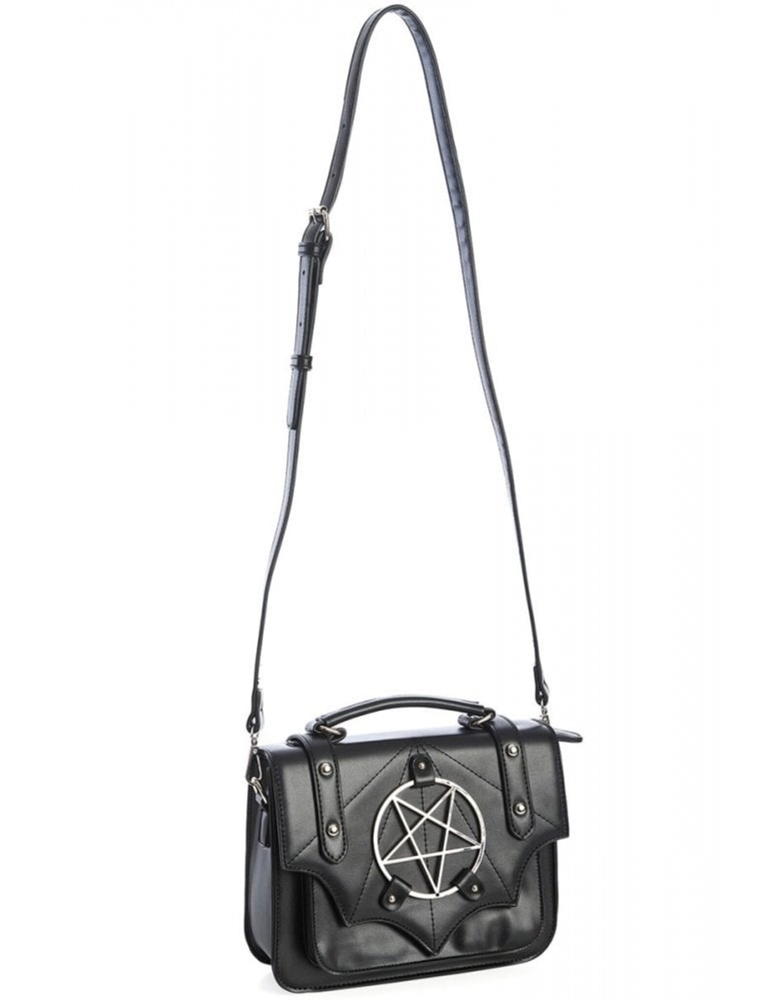 Banned Gothic bags Steampunk bags - Banned Moloch Pentagram Shoulder Bag