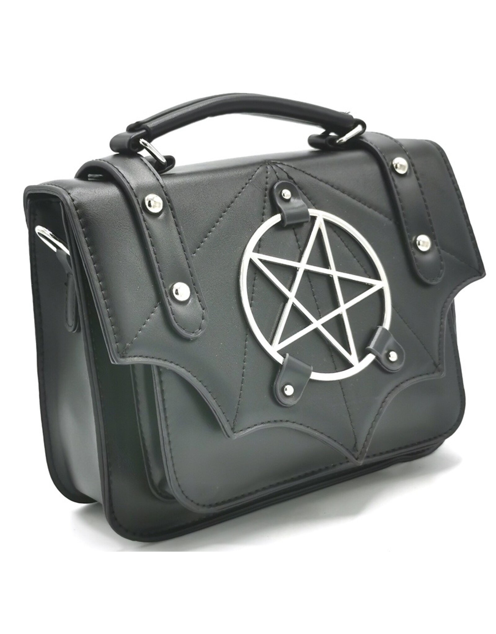 Banned Gothic bags Steampunk bags - Banned Moloch Pentagram Shoulder Bag