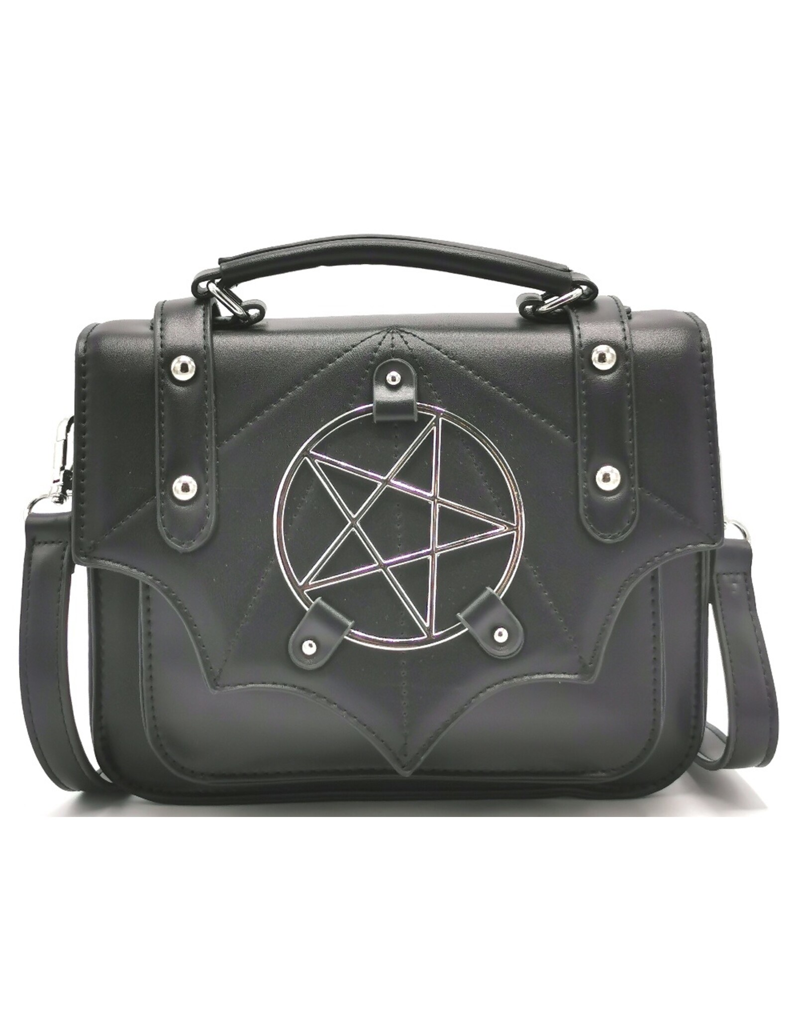 Banned Gothic bags Steampunk bags - Banned Moloch Pentagram Shoulder Bag