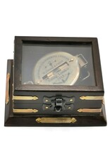 Trukado Miscellaneous - Compass in wooden box with glass lid