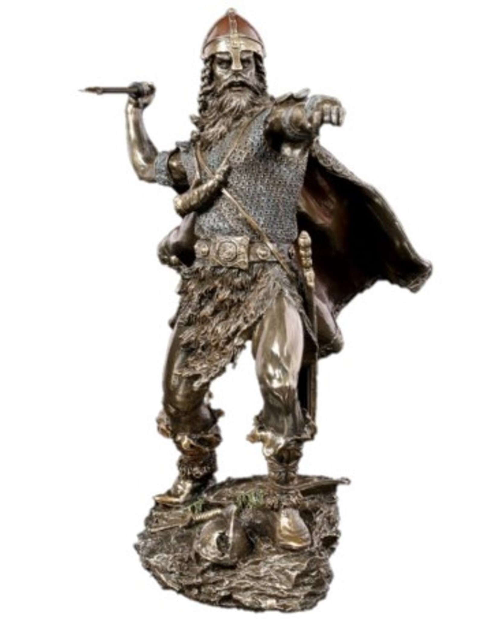 Veronese Design Giftware & Lifestyle - Vikingkrijger werpt een speer Veronese Design