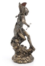 Veronese Design Giftware Figurines Collectables - Athena wielding spear Greek Goddess of Wisdom and War bronzed figurine
