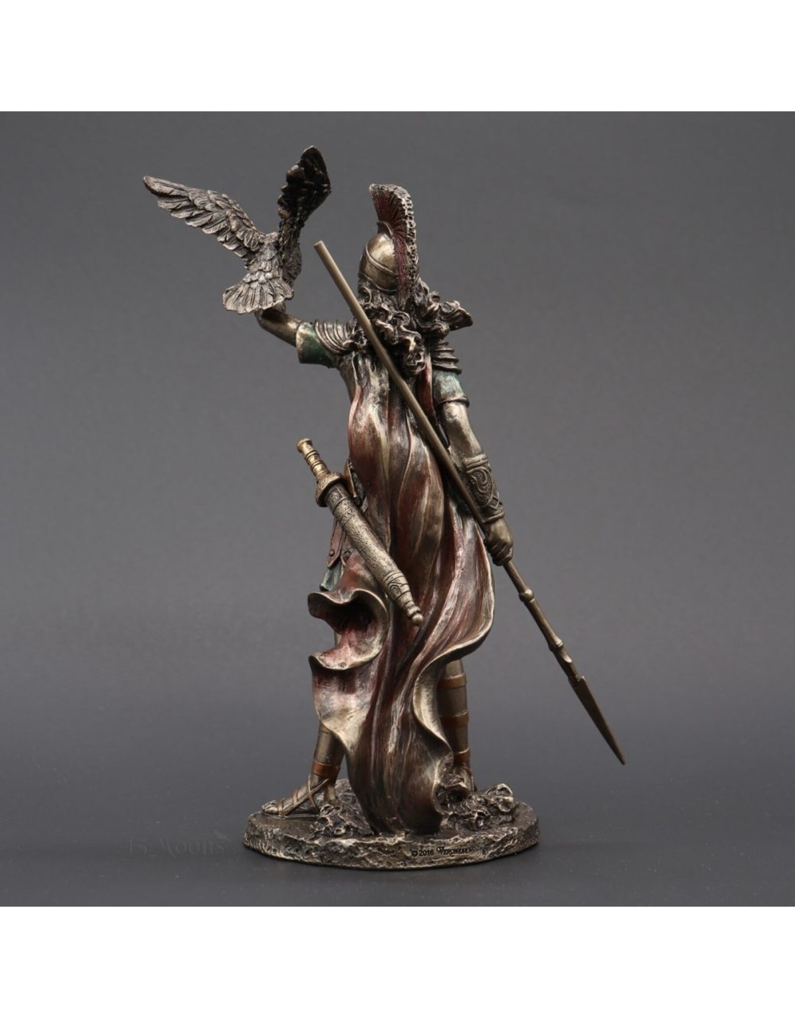 Veronese Design Giftware Figurines Collectables - Athena with Owl Goddess of Wisdom and War 20cm