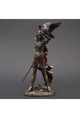 Veronese Design Giftware Figurines Collectables - Athena with Owl Goddess of Wisdom and War 20cm