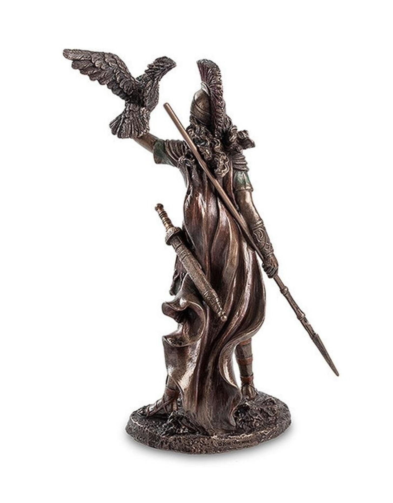 Veronese Design Giftware Figurines Collectables - Athena with Owl Goddess of Wisdom and War 20cm