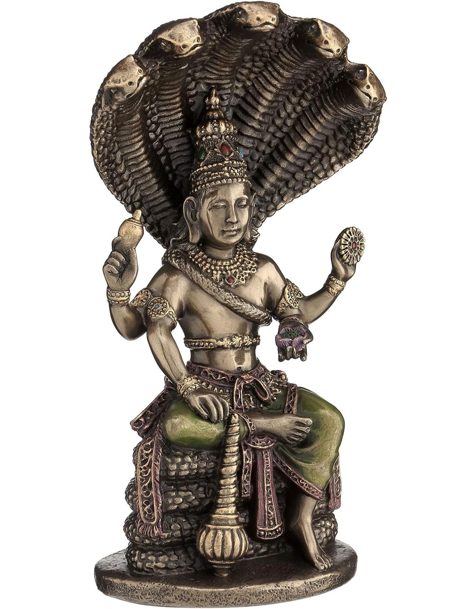 Veronese Design Giftware Beelden Collectables  - Vishnu Gebronsd beeld Veronese Design 19cm