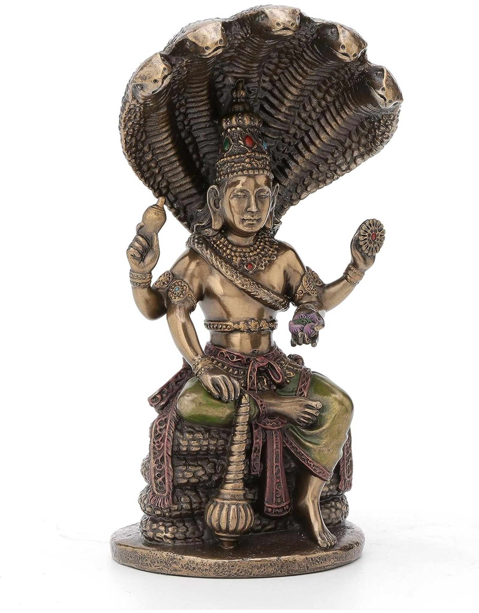 Veronese Design Giftware Beelden Collectables  - Vishnu Gebronsd beeld Veronese Design 19cm