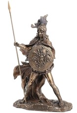 Veronese Design Giftware Figurines Collectables - Athena with Shield and Javelin Goddess of Wisdom and War