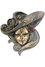 Veronese Design Miscellaneous - Venetiaans Masker met Rozen Wanddecoratie Veronese Design