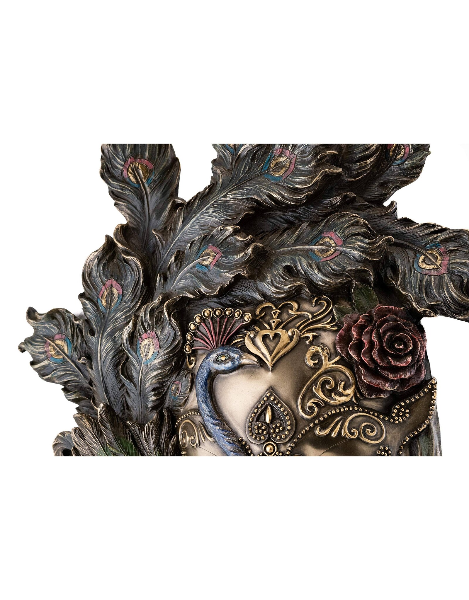 Veronese Design Miscellaneous - Venetian Mask Peacock Wall Hanging Veronese Design