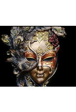 Veronese Design Miscellaneous - Venetian Mask Peacock Wall Hanging Veronese Design