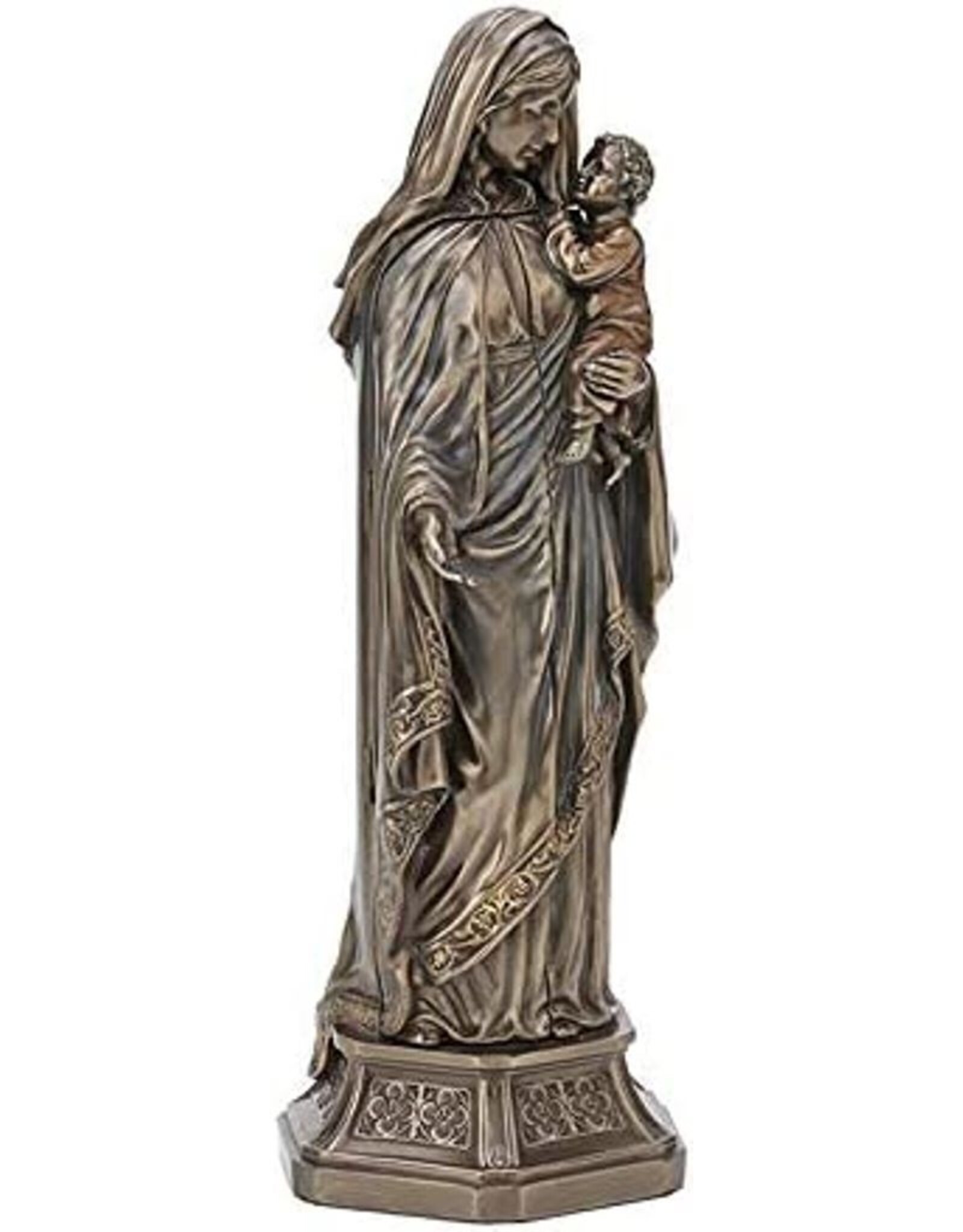 Veronese Design Giftware & Lifestyle -   Lady of Grace Virgin Mary Triptych Altar 29cm