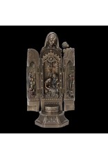 Veronese Design Giftware & Lifestyle -   Lady of Grace Virgin Mary Triptych Altar 29cm