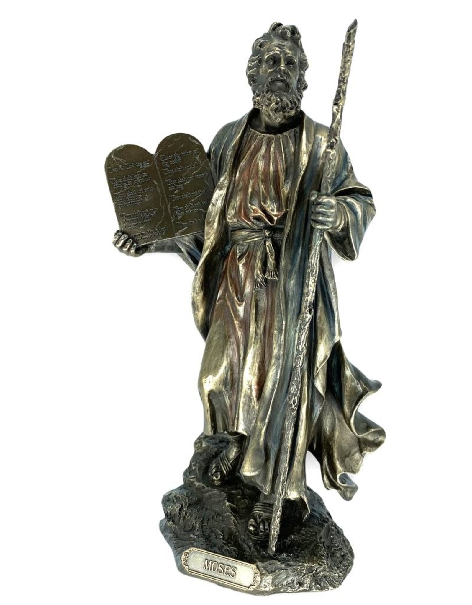 Veronese Design Giftware Figurines Collectables - Moses Ten Commandments Veronese Design