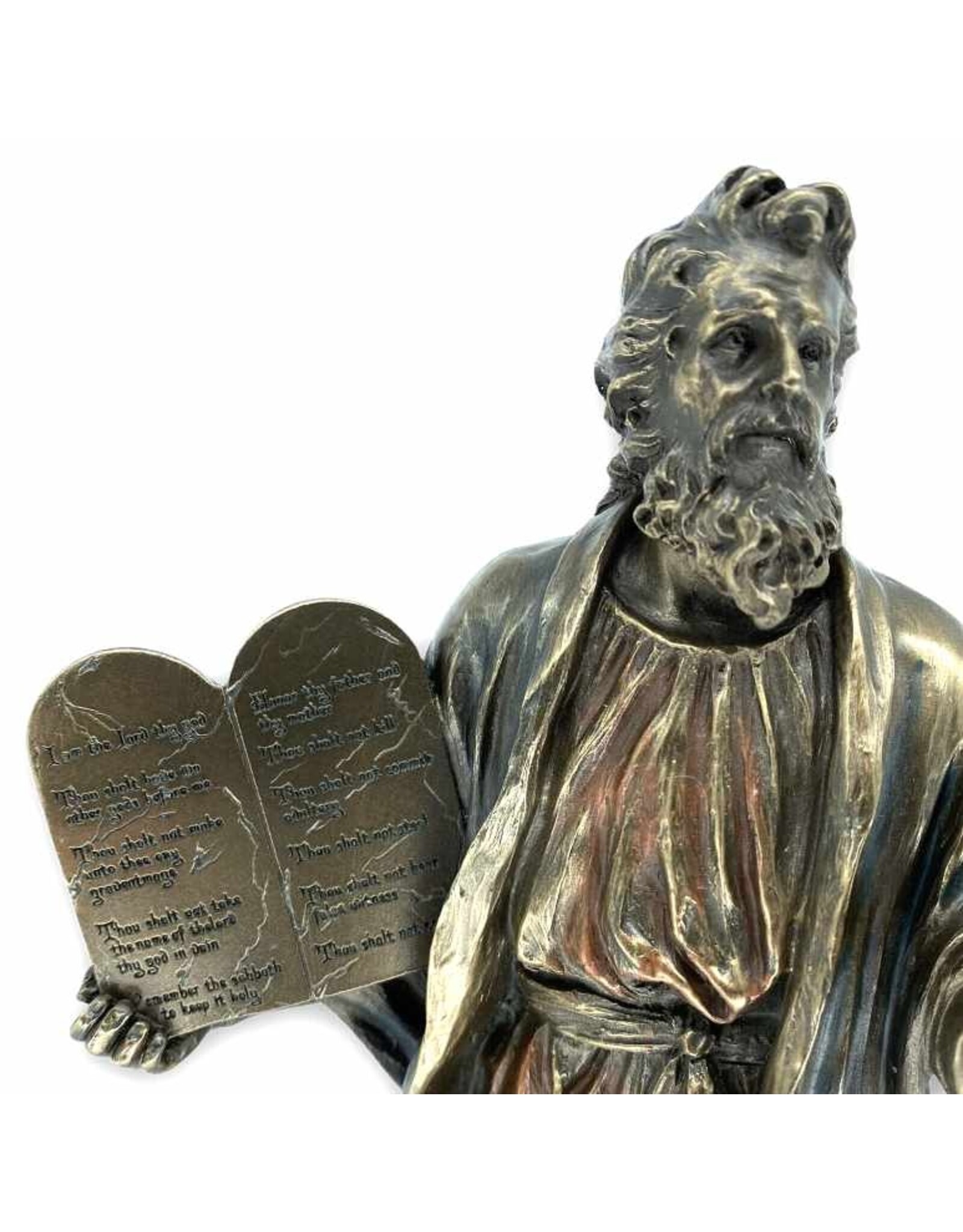 Veronese Design Giftware Figurines Collectables - Moses Ten Commandments Veronese Design