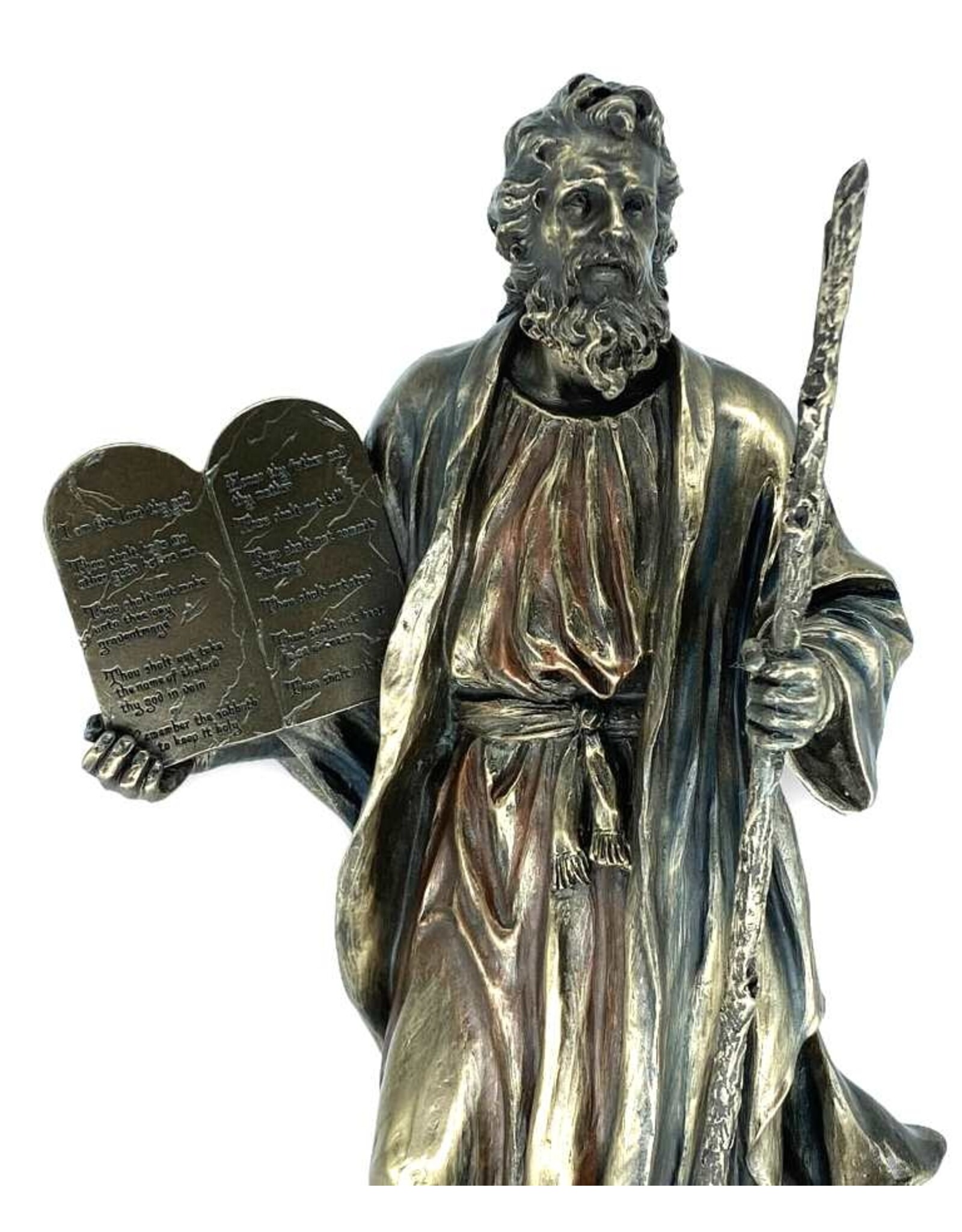 Veronese Design Giftware Figurines Collectables - Moses Ten Commandments Veronese Design