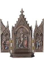 Veronese Design Giftware Figurines Collectables - The crucifixion of Jesus Triptych Veronese Design