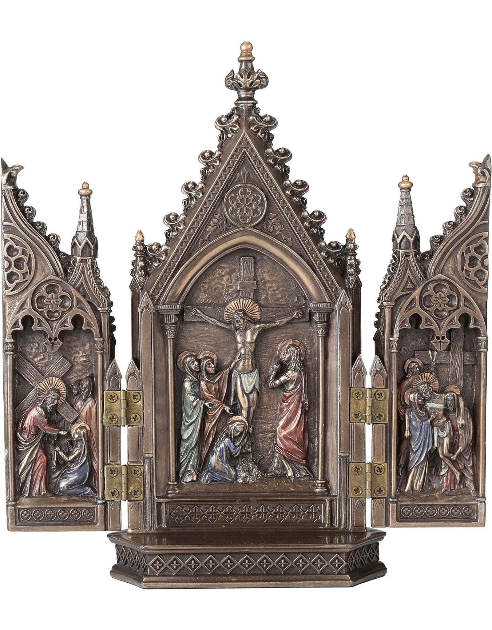 Veronese Design Giftware Figurines Collectables - The crucifixion of Jesus Triptych Veronese Design