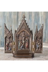 Veronese Design Giftware Figurines Collectables - The crucifixion of Jesus Triptych Veronese Design