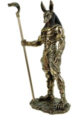 Veronese Design Giftware & Lifestyle - Egyptian God Anubis with Cobra sceptre Veronese Design