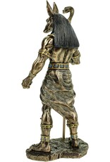 Veronese Design Giftware & Lifestyle - Egyptian God Anubis with Cobra sceptre Veronese Design