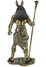 Veronese Design Giftware & Lifestyle - Egyptian God Anubis with Cobra sceptre Veronese Design