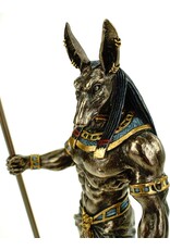 Veronese Design Giftware & Lifestyle - Egyptian God Anubis with Cobra sceptre Veronese Design