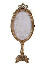 C&E Miscellaneous - Photoframe Baroque style Oval on high footing