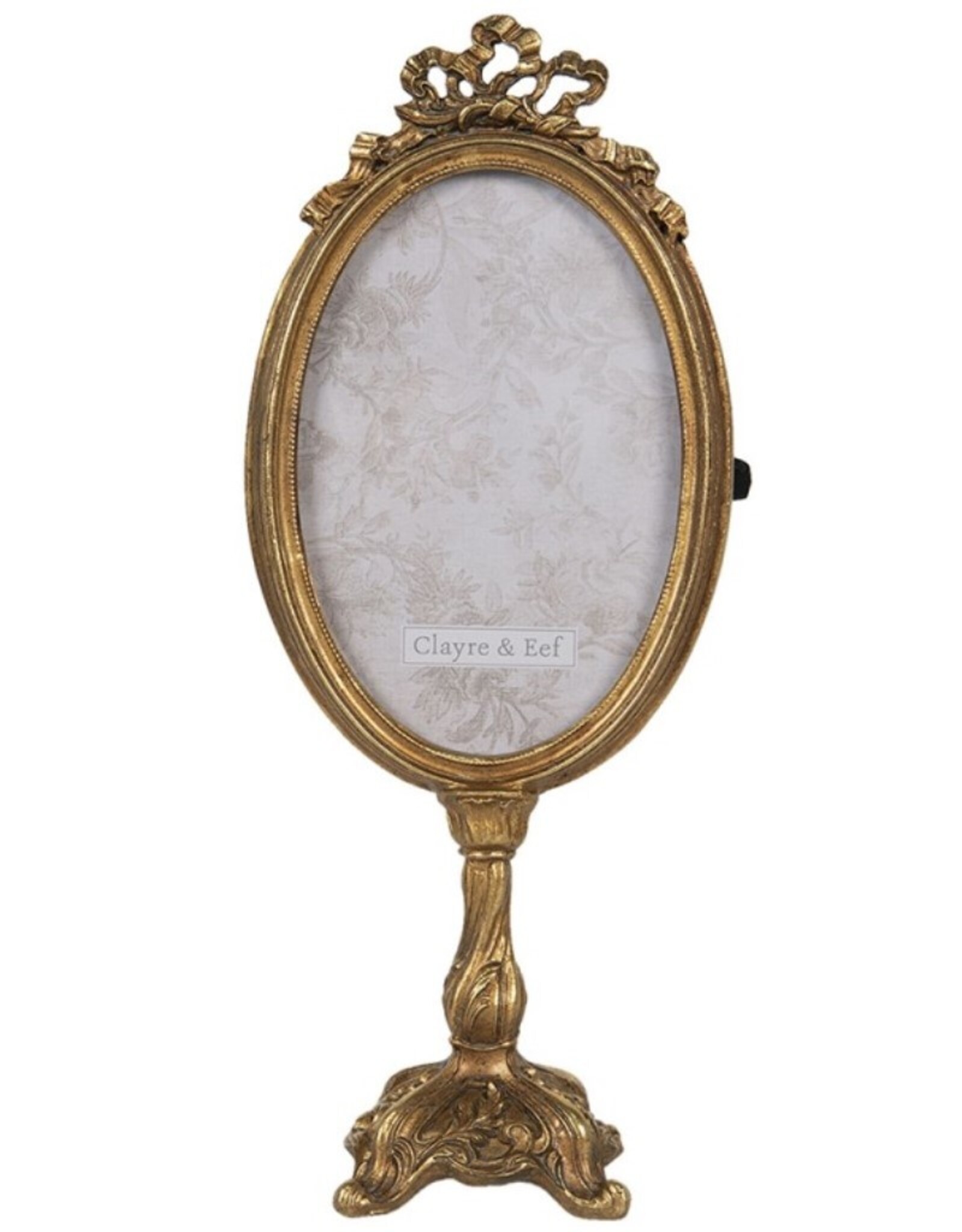 C&E Miscellaneous - Photoframe Baroque style Oval on high footing